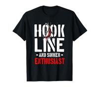 HOOK LINE AND SINKER ENTHUSIAST Camiseta