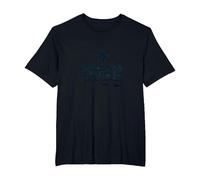 Hook Line & Thinker Niños Pesca Inteligente Angler Humor Camiseta, Hombre Tallas Grandes, Negro, 3X Alto