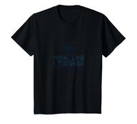 Hook Line & Thinker Niños Pesca Inteligente Angler Humor Camiseta, Niños, Negro, 3 años