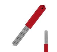 Hook Sharpener Double Sided Sharpening Stone - Pocket Size Fishing File Tool, Fine & Coarse Grinding Surfaces, Lightweight Carry Design, Long Lasting Abrasive Material | Camping Gear, Repair Outdoor