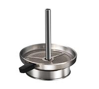 Hookah - Calentador de carbón con soporte de carbón de Kitosun Hookah para cuenco de silicona con sistema de gestión de calor, accesorios de cachimba, Small Hookah Charcoal Holder, Aleación de aluminio.