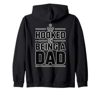 Hooked On Being A Dad Sudadera con Capucha