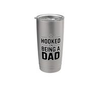 Hooked On Being A Dad Vaso térmico de acero inoxidable de doble pared