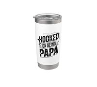 Hooked On Being Papa Vaso térmico de acero inoxidable de doble pared