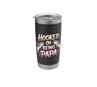 Hooked On Being Papa Vaso térmico de acero inoxidable de doble pared