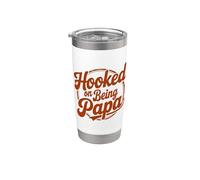 Hooked On Being Papa Vaso térmico de acero inoxidable de doble pared
