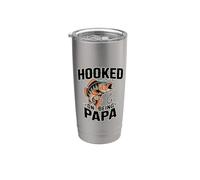 Hooked On Being Papa Vaso térmico de acero inoxidable de doble pared