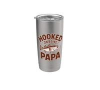 Hooked On Being Papa Vaso térmico de acero inoxidable de doble pared