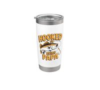 Hooked On Being Papa Vaso térmico de acero inoxidable de doble pared