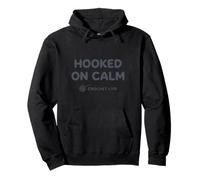 Hooked on Calm - Crochet Life Yarn Humor Sudadera con Capucha