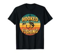 Hooked On Fishing: pescadores de lubina y amantes de la naturaleza Camiseta