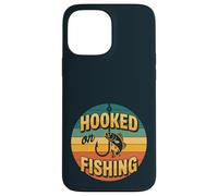 Hooked On Fishing: pescadores de lubina y amantes de la naturaleza Carcasa para iPhone 13 Pro Max