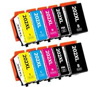 Hookink Compatibles con Epson 202XL Multipack 202 XL para Epson XP-6100