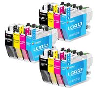 Hookink LC3213 Cartuchos de Tinta Compatible para Brother LC3213 LC3211 para Brother MFC-J491DW DCP-J572DW MFC-J497DW MFC-J890DW DCP-J772DW DCP-J774DW MFC-J895DW (3 Negro/3 Cian/3 Magenta/3 Amarillo)