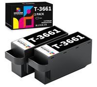 Hookink T3661 Caja de Mantenimiento de Tinta Compatible con Epson T3661 C13T366100 2-Pack para Expression Photo XP-8500 XP-8505 XP-8600 XP 8605 XP-15000 Premium XP-6000 XP-6001 XP-6005 XP-6100