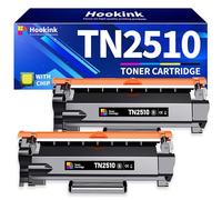 Hookink Tóner TN2510 Compatible para Toner Brother TN2510 TN2510XL para Brother HL-L2400DWE HL-L2400DW HL-L2445DW HL-L2447DW DCP-L2620DW DCP-L2627DW DCP-L2627DWE DCP-L2627DWXL (2-Negro)