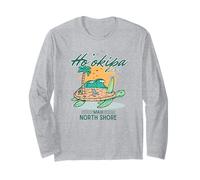 Ho'okipa Beach Maui norte shore Sea Turtle Vacation Souvenir Manga Larga
