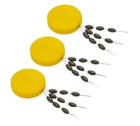 Hooklink - Juego de plomos para pesca de carpas con pesas de goma de tungsteno para mantener los eslabones de gancho anclados y evitar el movimiento mientras se lanza (4,8 mm)