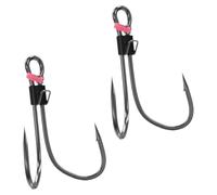 Hooks - Fishing Tackle | High Strength Fishiing and Carbon Steel Barbed for Saltwater Freshwater Fishinng Jig Heads Soft Lure Hooks Various Bait Types Lures