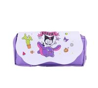 HOOKTA Kulomi Estuche con cremallera suave de gran capacidad Duarable School Kulomi estuche para adolescentes niñas organizador de cuero regalo, Conejito blanco, 20 x 10 x 3 cm / 7,8 x 4 x 1,2 Zoll,