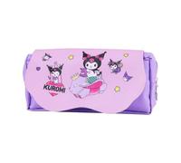 HOOKTA Kulomi Estuche con cremallera suave de gran capacidad Duarable School Kulomi estuche para adolescentes niñas organizador de cuero regalo, Conejito Púrpura, 20 x 10 x 3 cm / 7,8 x 4 x 1,2 Zoll,