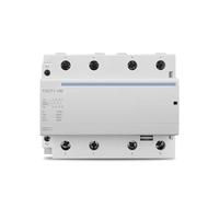 Hookurity Contactor de CA de Carril TOCT1-100 4P 100A 4NO 230V 50/60HZ Contactor Modular de CA doméstico for riel DIN, Cuatro contactos Normalmente Abiertos(2NO 2NC)