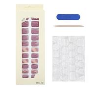 Hooleey Press On Fake Nails Wearable False Nail Jelly Glue Full Wraps Safe Fake Nail Kit for Women Girls (B08)