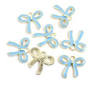 HOOLRZI 100 colgantes de nudo de mariposa creativo con forma de lazo, adorno elegante para entusiastas de la joyería