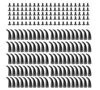 HOOLRZI 100 collares de perro para decoración de ropa con picos de cono para artesanía en cuero y costura, adornos de ropa, remaches de artesanía en cuero, talla única, como se describe, como se