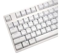 HOOLRZI 104 teclas de ABS transparentes para teclado mecánico, teclado ruso, coreano, retroiluminado, para Cherry MX Switch ABS