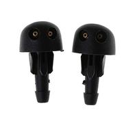 HOOLRZI 2 piezas de manguera de spray de parabrisas delantero de coche para limpiaparabrisas, boquilla para clio MK2 7700413545 limpiaparabrisas 19 pulgadas y 22 pulgadas