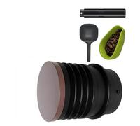 HOOLRZI 3 accesorios de molinillo de limpieza rápida con botella de fuelle y bandeja de medición para sistemas de molienda de café eficientes de preparación consistente