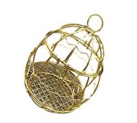 HOOLRZI 6 piezas de hierro hueco para jaula de pájaros con intrincado patrón hueco, fácil de limpiar, ideal para clasificar objetos pequeños