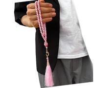 HOOLRZI 99 cuentas musulmanas Tasbih oración perlas artificiales de cristal perfectas para dhikr diario y ceremonias religiosas, uso musulmán, Tasbih, Dhikr Zikr Preocupación