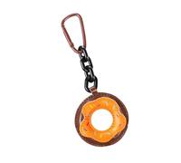 HOOLRZI Abalorio para bolso de donas, bonito llavero para bolso, bolsos, accesorios, dijes de cuero, llaveros de coche, regalo para mujer, b