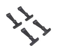 HOOLRZI Abrazaderas de bloqueo fuertes para refrigerador para accesorios de remolque, paquete de 4 unidades, sustancia ABS permanente, agarre ergonómico, plan inmunológico, fácil de instalar