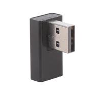 HOOLRZI Adaptador USB macho a hembra en ángulo recto de 90 grados USB 3.0 macho a hembra adaptador de codo de datos para conector de ordenador portátil