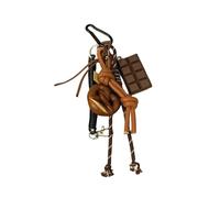 HOOLRZI Adorno de cuerda con temática de chocolate bagel, colgante de moda para mochilas, llaves, bolsos, accesorios, llavero, decoración de bolsa al aire libre, Estilo 03