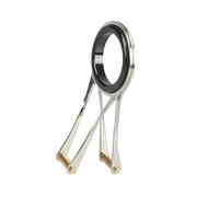 HOOLRZI Barras de pesca para caña de pescar, guías de repuesto, anillos superiores, resistentes al desgaste, plegables, de acero inoxidable, anillos de ojo plegables