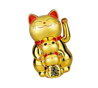 HOOLRZI Beckoning Statue Solars Fortunes Good Luck Ornament for Business Fengshui Solars Fortunes Cats Statue