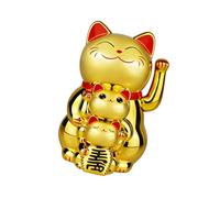 HOOLRZI Beckoning Statue Solars Fortunes Good Luck Ornament for Business Fengshui Solars Fortunes Cats Statue