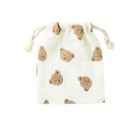 HOOLRZI Bolsas de pañales Bolsa de pañales para bebés Bolsa de pañales Reutilizable Bolsa organizadora de pañales con cordón para bebés Bolsa de Almacenamiento de Cosas pequeñas Lavables para