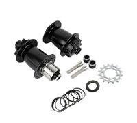 HOOLRZI Bujes De Ciclismo De Resistencia 6 Trinquetes Aleación De Aluminio Diseño De 32 Orificios Ejes Delanteros De 100mm Traseros 135mm Rodamiento De Sellado Bujes De Bicicleta