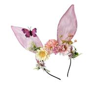 HOOLRZI Butterfly Styles - Accesorio para el pelo con orejas de conejo, varios colores, para fiestas de disfraces, trajes diarios, accesorios para fotos, cómodo clip antideslizante para el pelo