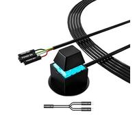 HOOLRZI Cable de extensión de botón de encendido ABS para computadora, interruptores externos para un acceso rápido y reducción del desgaste, extensión de alimentación de escritorio