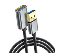 HOOLRZI Cable De Extensión USB 3.0 Macho a De Resistencia Carcasa De Aluminio De Transmisión Rápida De 5 Gbps para Configuraciones De Computadoras Portátiles De Escritorio Cable De Extensión USB