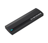 HOOLRZI Caja de aluminio M.2 NVMe SSD USB 3.1 de 10 Gbps, adaptador rápido para conexión rápida, montaje simple, compatibilidad de tamaño SSD