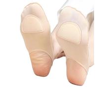 HOOLRZI Calcetines para los dedos de los pies para mujer con almohadillas acolchadas, almohadillas metatarsianas, almohadillas para el antepié, reutilizables, antideslizantes, protectores para los