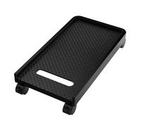 HOOLRZI Carrito De Soporte para Caja De PC De Fibra De Carbono CPU De Ordenador Ajustable Móvil Capacidad De Peso De 20kg CPU con Rueda