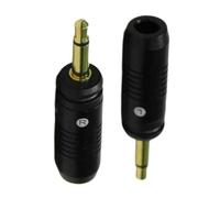 HOOLRZI Conectores de enchufe macho de 3,5 mm para Focal Clear Elear Elex Elegia, reparación de auriculares, adaptador de durabilidad, conectores de soldadura de fácil inserción